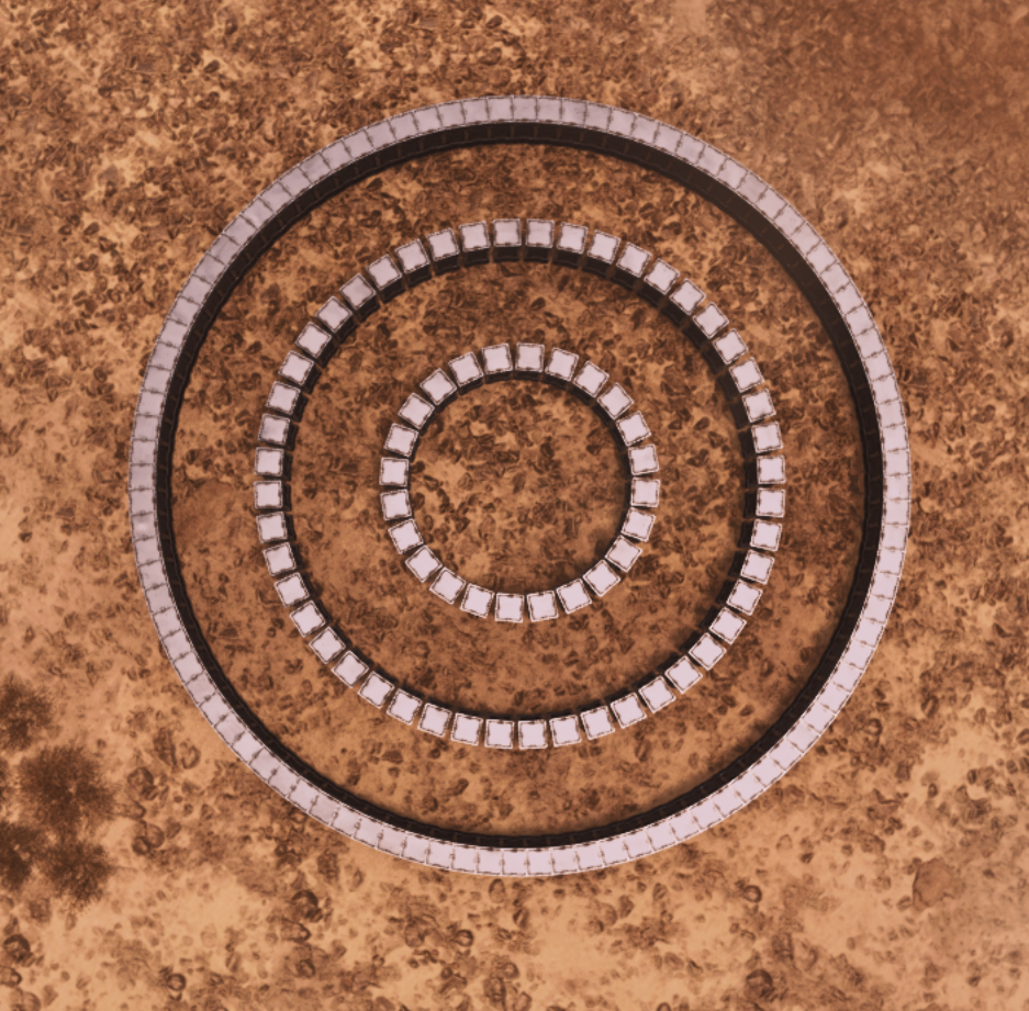 柱圆拓展(建圆形建筑必备)-方舟建筑锤模型