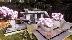 饼干现代别墅5-方舟建筑锤模型-星辰小窝