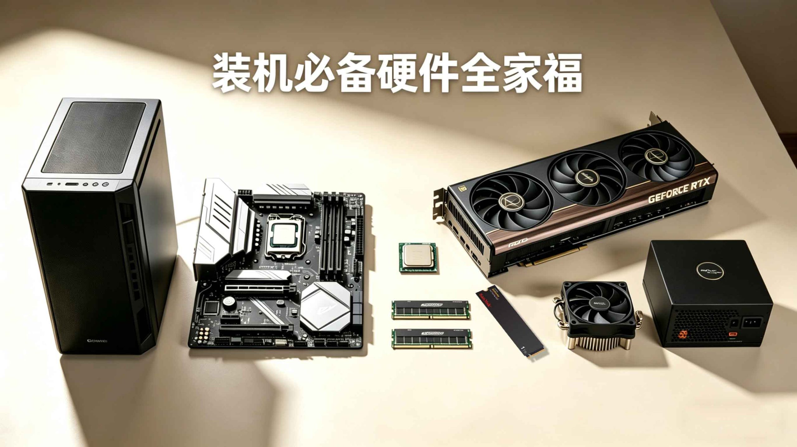电脑主机装机 图文详细教程（新手一步一图，零失败）
